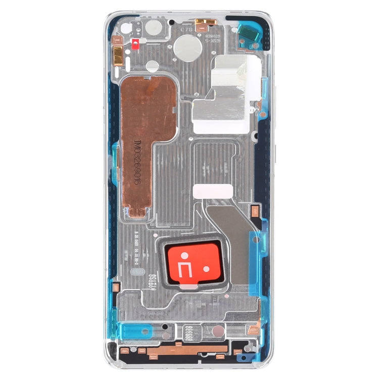 Original Middle Frame Bezel Plate with Side Keys for Huawei P40 Pro(Silver)