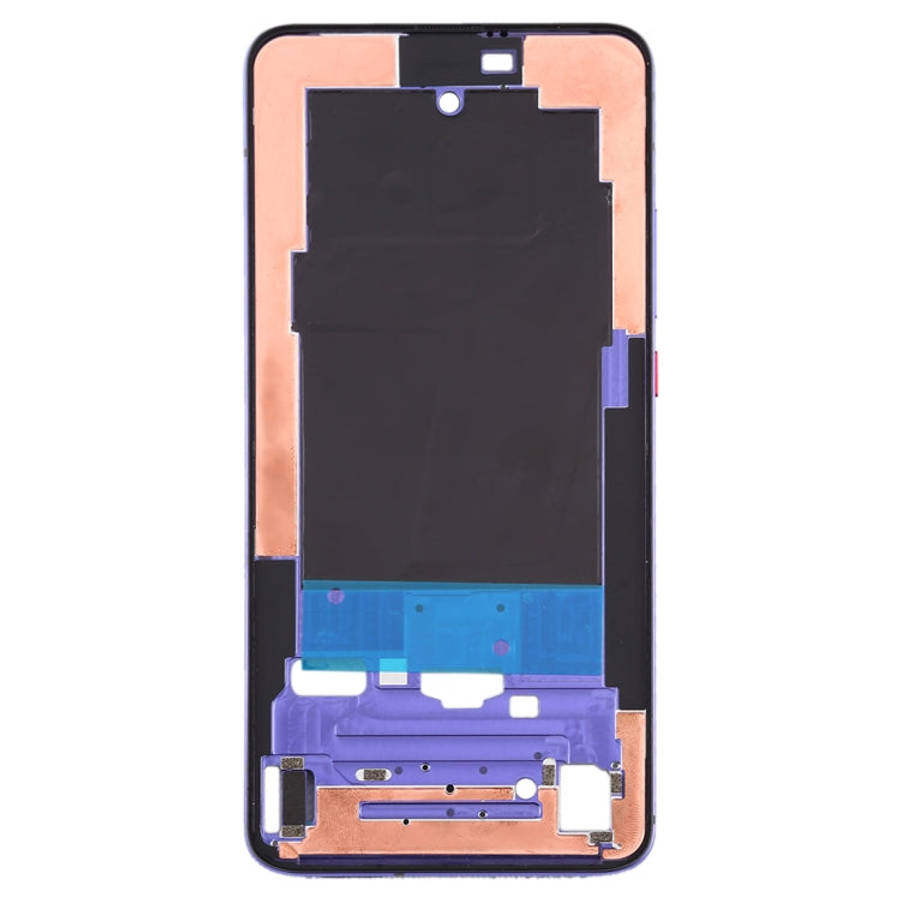 Front Housing LCD Frame Bezel Plate With Side Keys for Xiaomi Redmi K30 Pro (Purple)