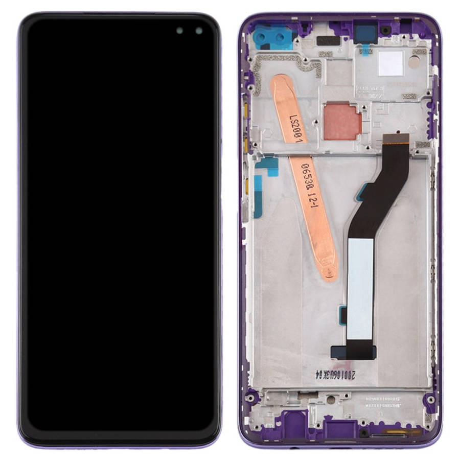 Original LCD Screen for Xiaomi Redmi K30 5G Digitizer Full Assembly with Frame(Purple)