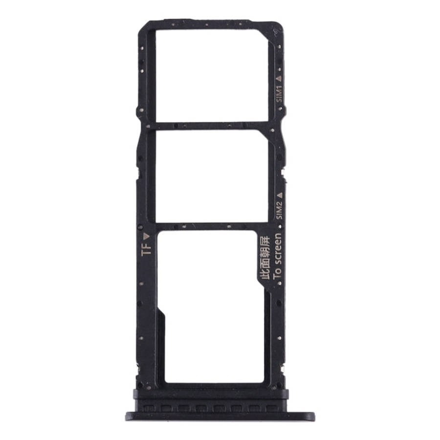 SIM Card Tray + SIM Card Tray + Micro SD Card Tray for Huawei Enjoy 10 / Honor Play 3 (Black)