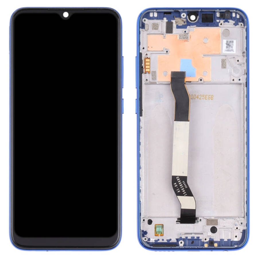 LCD Screen and Digitizer Full Assembly with Frame for Xiaomi Redmi Note 8(Blue)