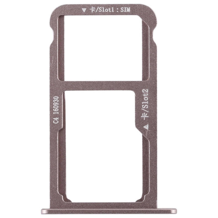 SIM Card Tray + SIM Card Tray / Micro SD Card for Huawei G9 Plus (Mocha Gold)