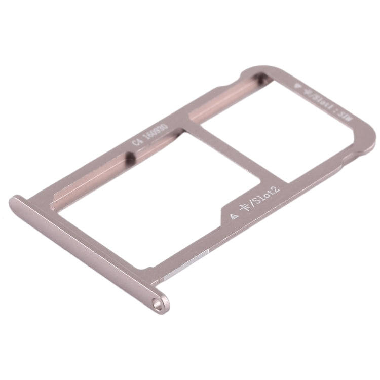 SIM Card Tray + SIM Card Tray / Micro SD Card for Huawei G9 Plus (Mocha Gold)