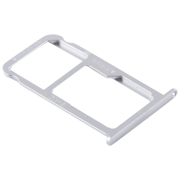 SIM Card Tray + SIM Card Tray / Micro SD Card for Huawei G9 Plus (Silver)