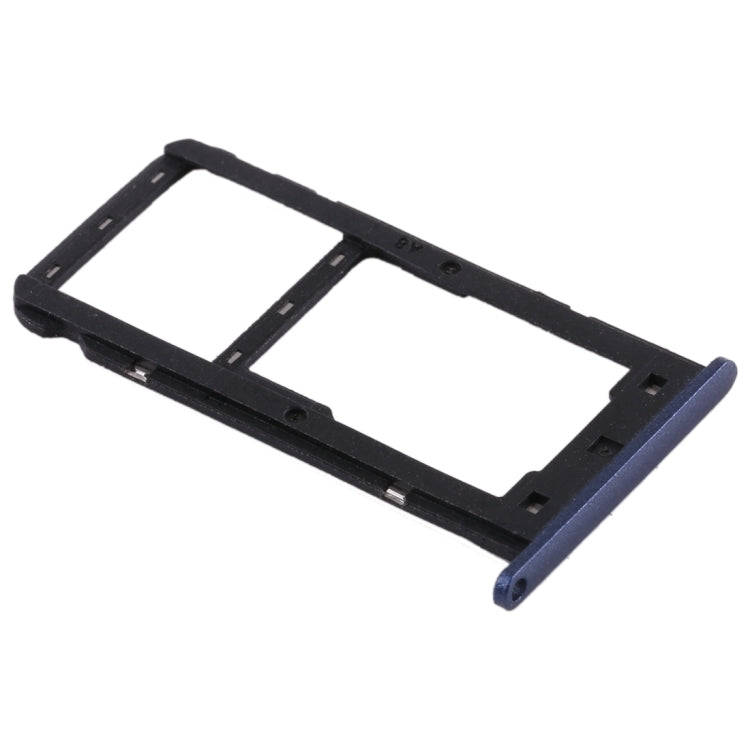 SIM Card Tray + SIM Card Tray / Micro SD Card for Huawei Enjoy 7 (Blue)