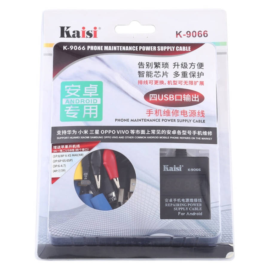 Kaisi K-9066 Mobile Phone Maintenance Power Cable Built-in Short Circuit Protection For Huawei, S...