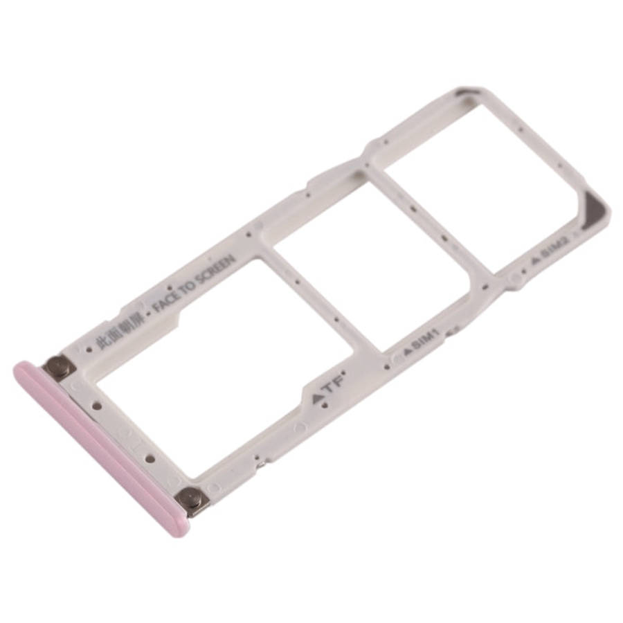 SIM Card Tray + SIM Card Tray + Micro SD Card Tray for Xiaomi Mi Play(Pink)