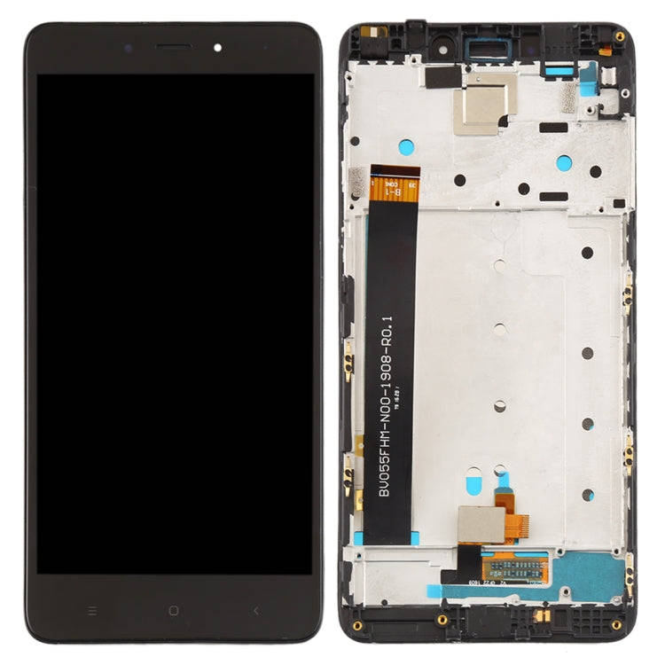 TFT LCD Screen for Xiaomi Redmi Note 4 Digitizer Full Assembly with Frame(Black)