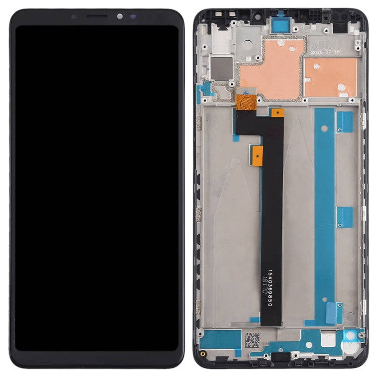 TFT LCD Screen for Xiaomi Mi Max 3 Digitizer Full Assembly with Frame(Black)