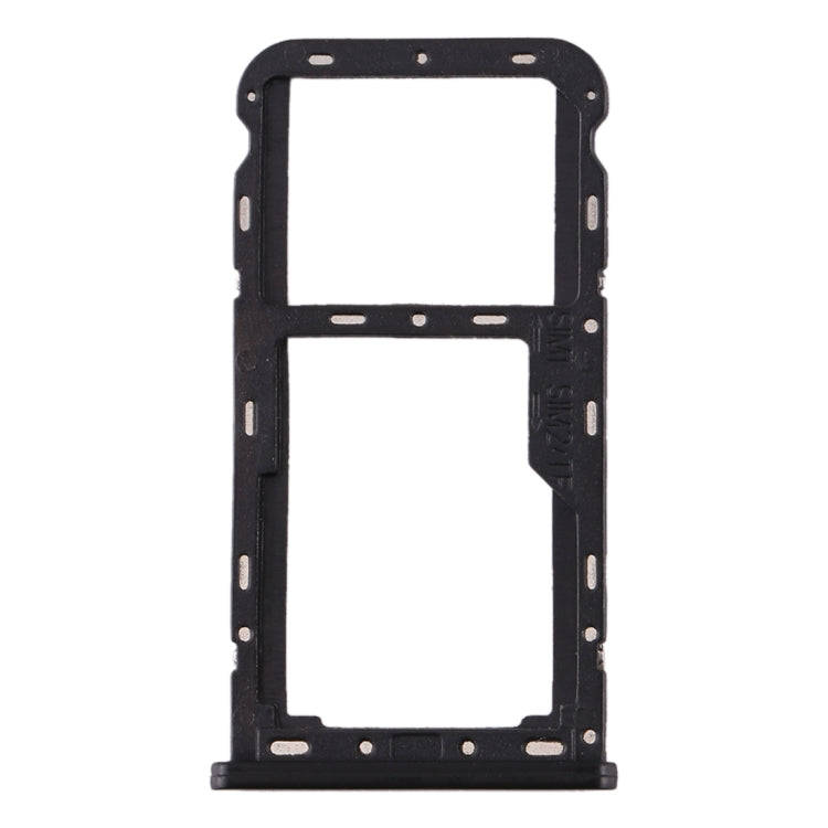 For Meizu M6T SIM Card Tray + SIM / Micro SD Card Tray (Black)