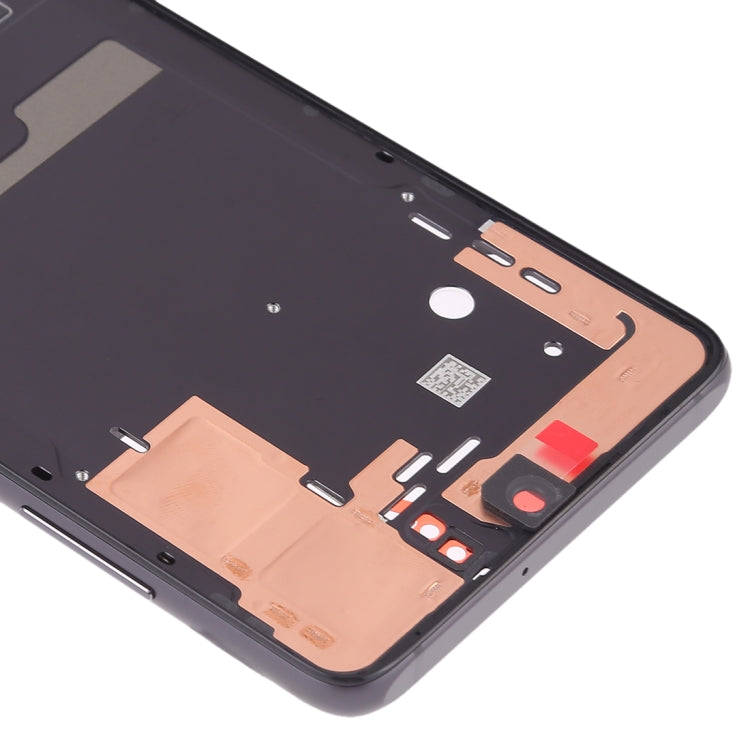 Front Housing LCD Frame Bezel Plate with Side Keys for Huawei P30(Black)