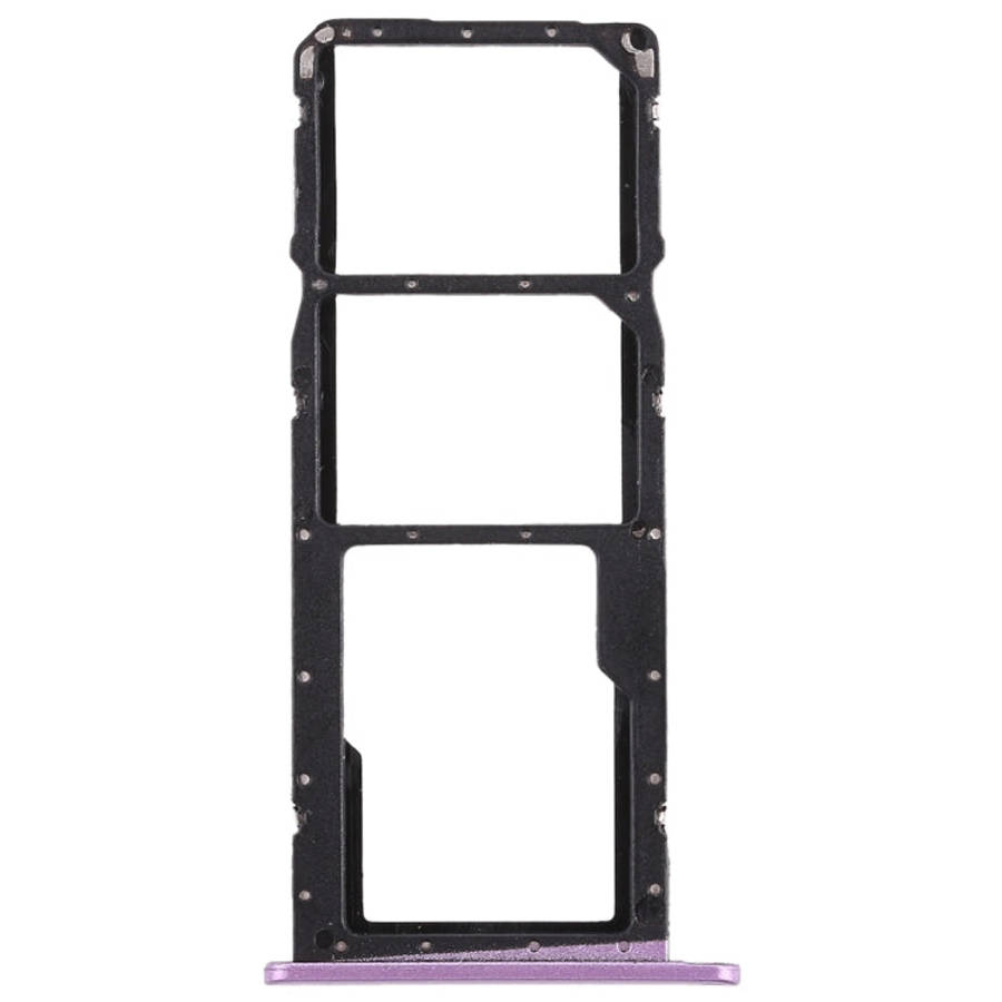 SIM Card Tray + Micro SD Card Tray for Huawei Honor 8X (Purple)