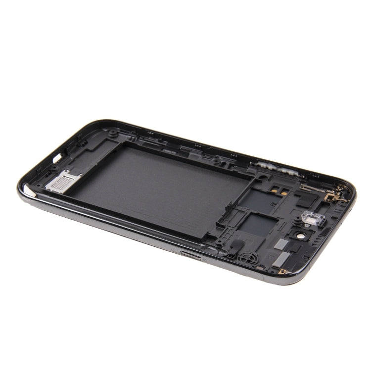 For Galaxy Note II / N7100 Middle Frame Bezel + Battery Back Cover (Black)