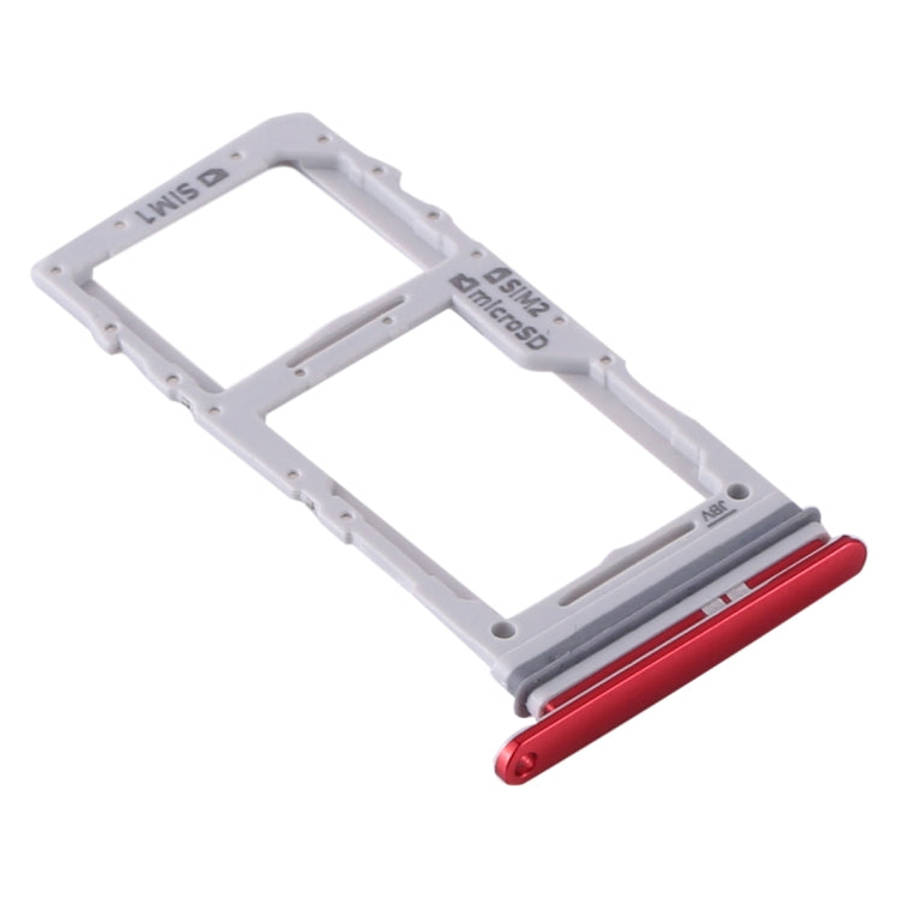 For Samsung Galaxy S20+ / Galaxy S20 Ultra SIM Card Tray + SIM Card Tray / Micro SD Card Tray (Red)