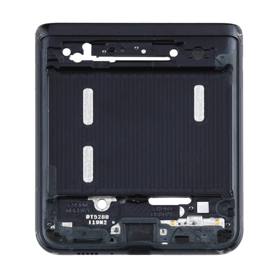 For Samsung Galaxy Z Flip 5G SM-F707  Lower Middle Frame Bezel Plate (Black)