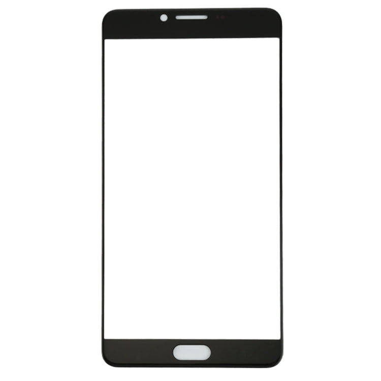 For Samsung Galaxy C9 Pro / C900 10pcs Front Screen Outer Glass Lens (Black)