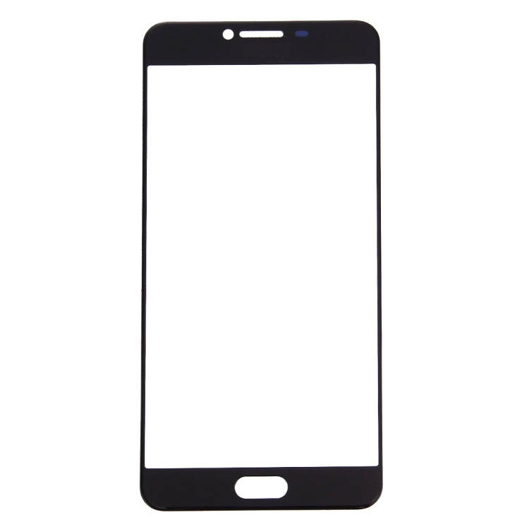 For Samsung Galaxy C5 10pcs Front Screen Outer Glass Lens (Black)