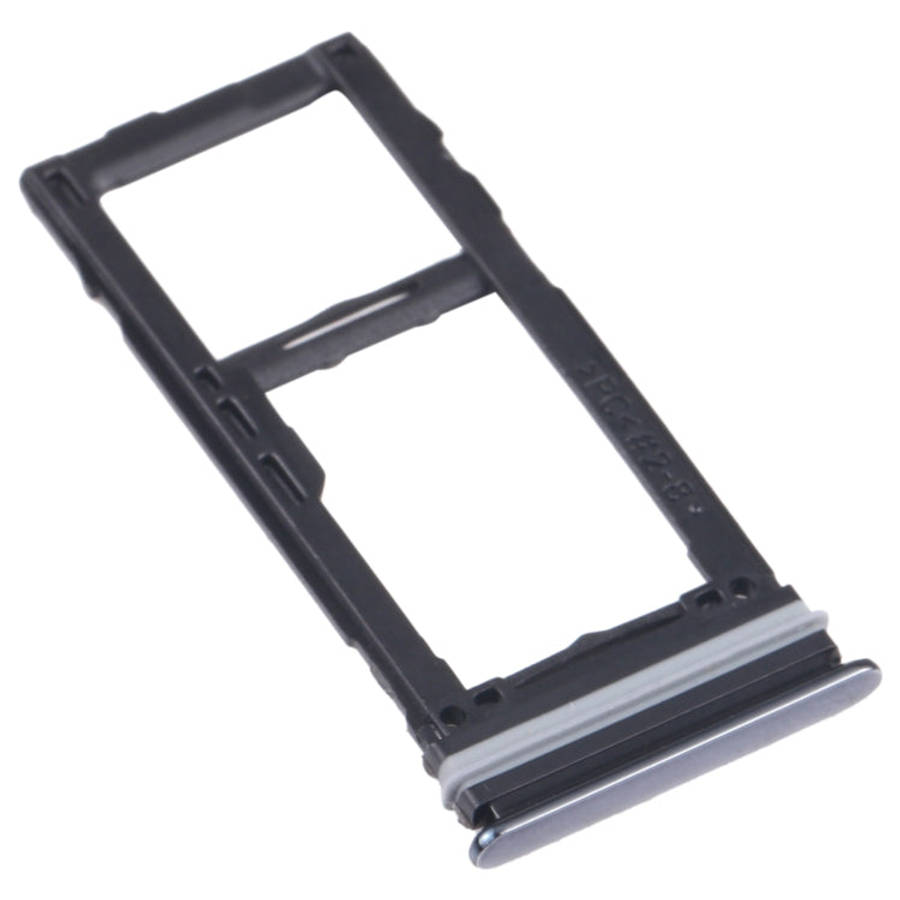 For Samsung Galaxy A52 SM-A525 SIM Card Tray + SIM Card Tray / Micro SD Card Tray (Black)