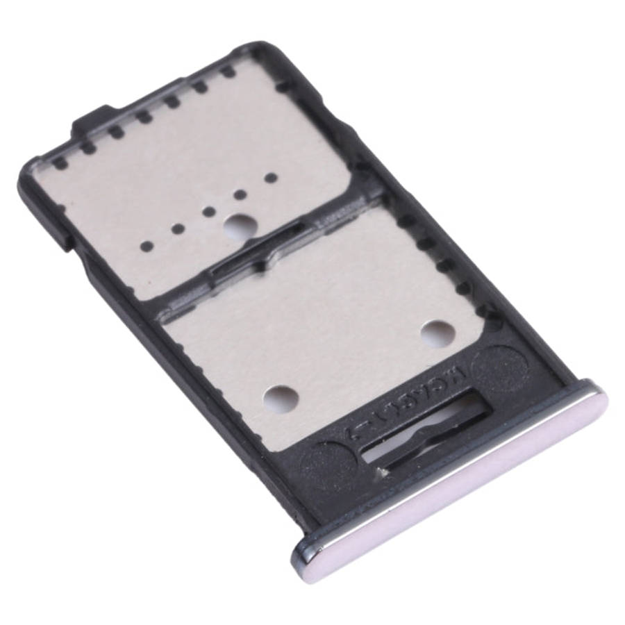 For Samsung Galaxy M31s SM-M317 SIM Card Tray + SIM Card Tray + Micro SD Card Tray (Silver)