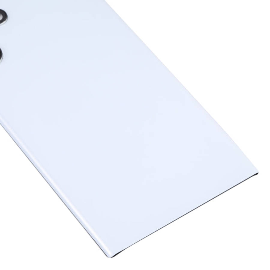 For Samsung Galaxy S22 Ultra 5G SM-S908B Battery Back Cover with Camera Lens Frame (White)