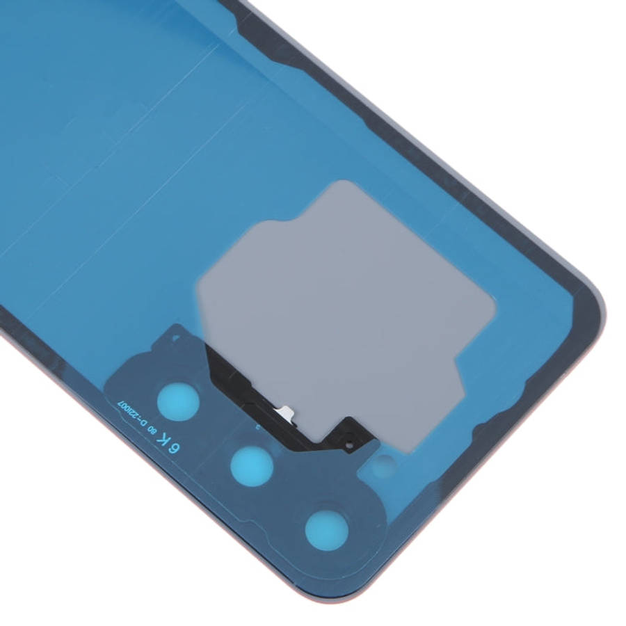 For Samsung Galaxy S23+ SM-S916B OEM Glass Battery Back Cover with Camera Lens Frame(Red)