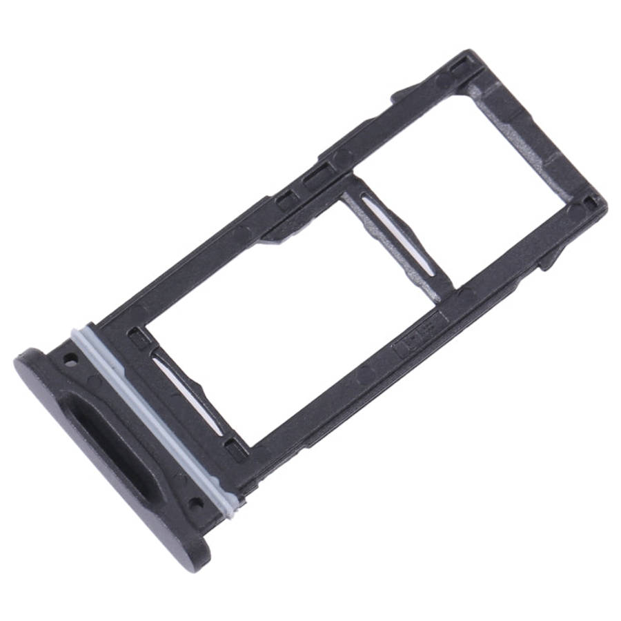 For Samsung Galaxy Tab Active3 8.0 SM-T570/T575 Original SIM Card Tray + Micro SD Card Tray (Black)