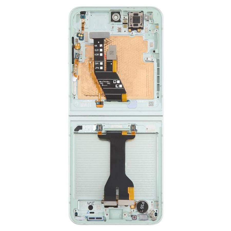For Samsung Galaxy Z Flip6 SM-F741B Original LCD Screen Digitizer Full Assembly with Frame (Green)