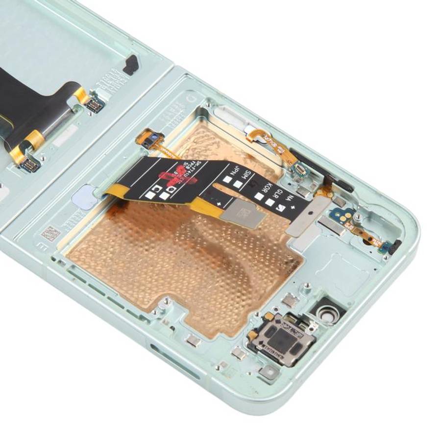 For Samsung Galaxy Z Flip6 SM-F741B Original LCD Screen Digitizer Full Assembly with Frame (Green)
