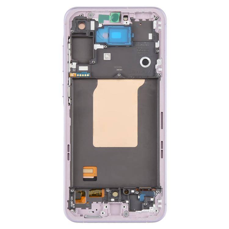 For Samsung Galaxy A55 SM-A556B OLED LCD Screen Digitizer Full Assembly with Frame (Pink)