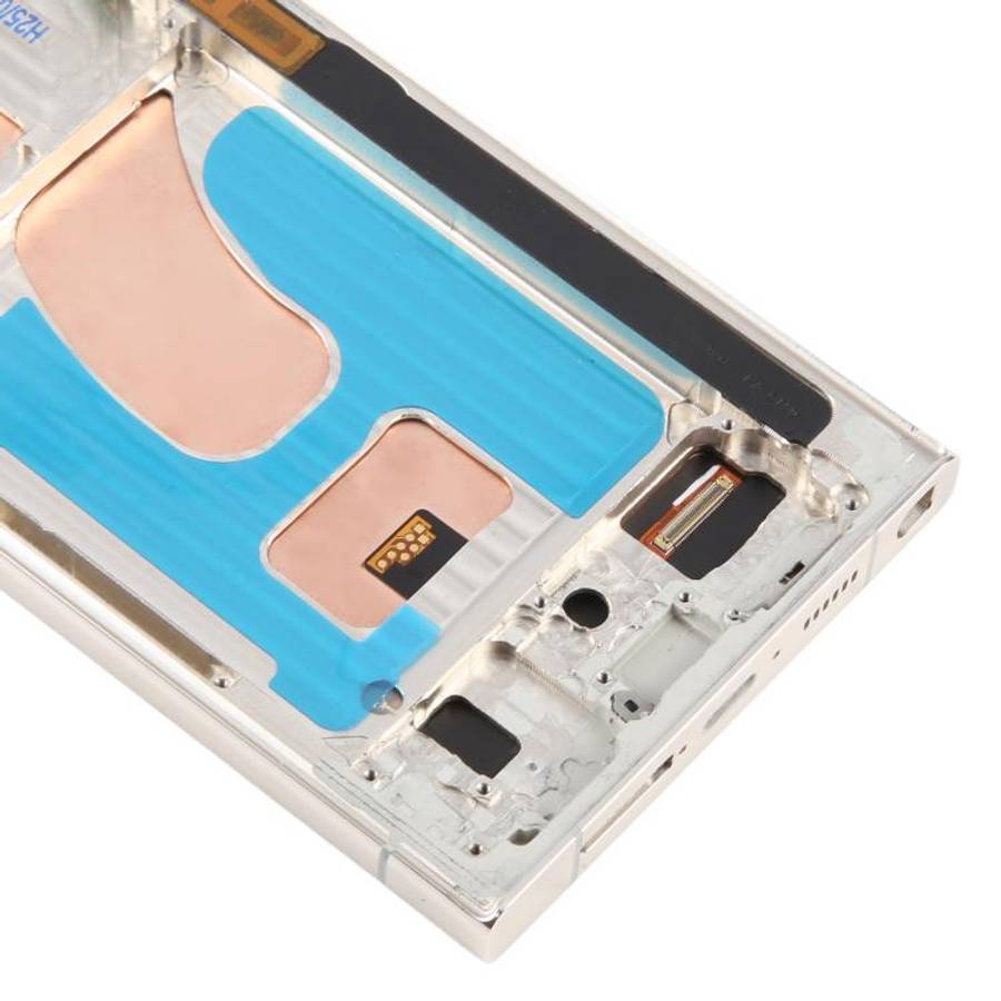 For Samsung Galaxy S23 Ultra SM-S918B 6.72 inch TFT LCD Screen Digitizer Full Assembly with Frame...