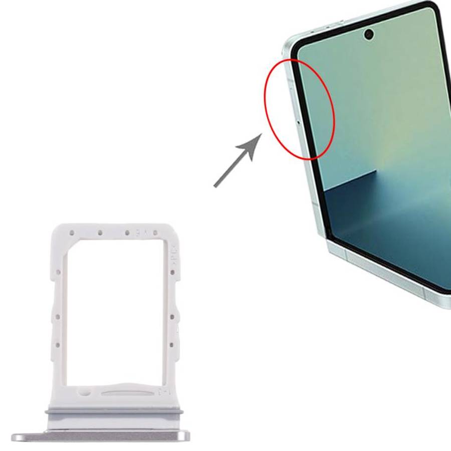 For Samsung Galaxy Z Flip7 SM-F766U Original SIM Card Tray (Silver)
