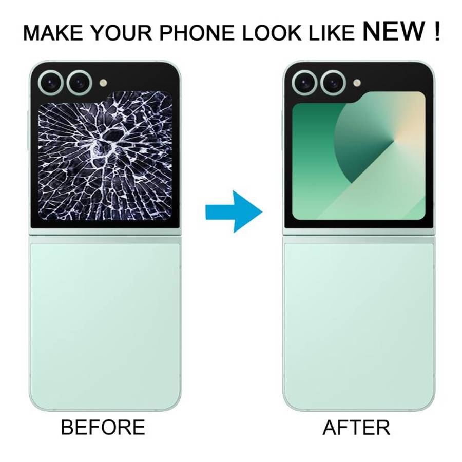 For Samsung Galaxy Z Flip6 SM-F741B Original LCD Secondary Screen Digitizer Full Assembly with Ca...