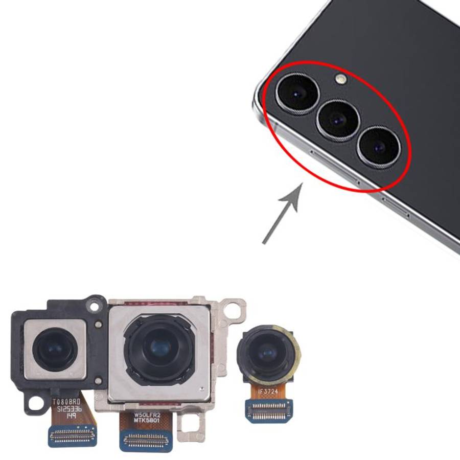 For Samsung Galaxy S25 FE S-S731B Original Camera Set (Telephoto + Wide + Main Camera)