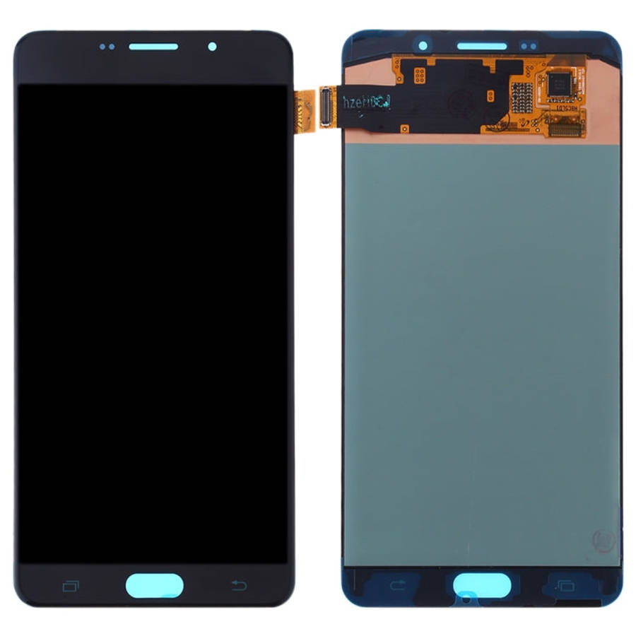 Original Super AMOLED LCD Screen for Galaxy A9 Pro (2016) / A910F Digitizer Full Assembly (Black)