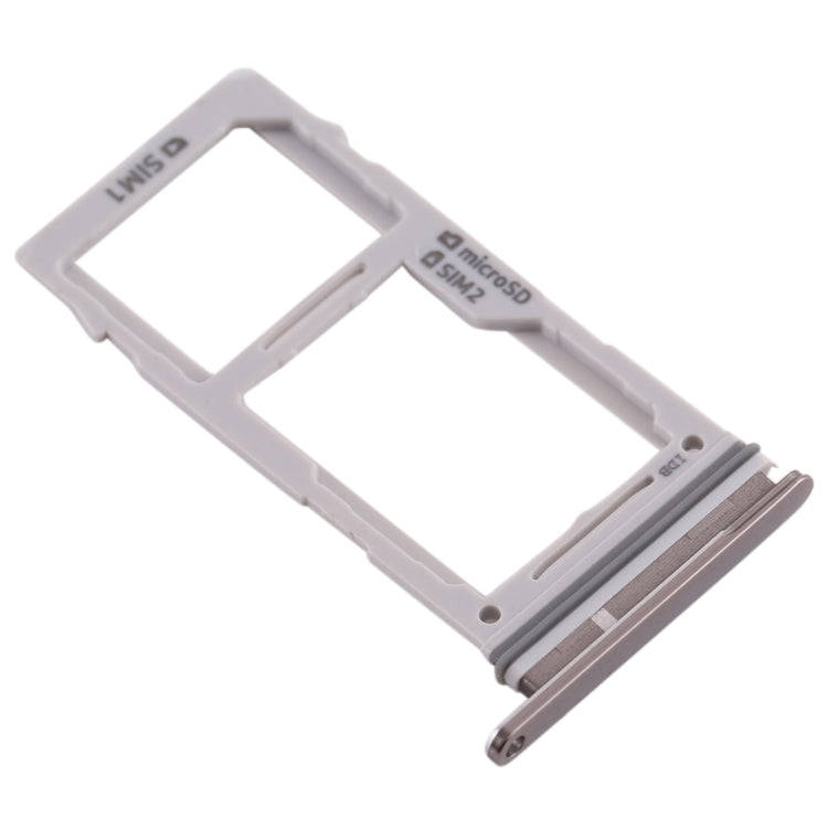 For Galaxy S10+ / S10 / S10e SIM Card Tray + SIM Card Tray / Micro SD Card Tray (Black)
