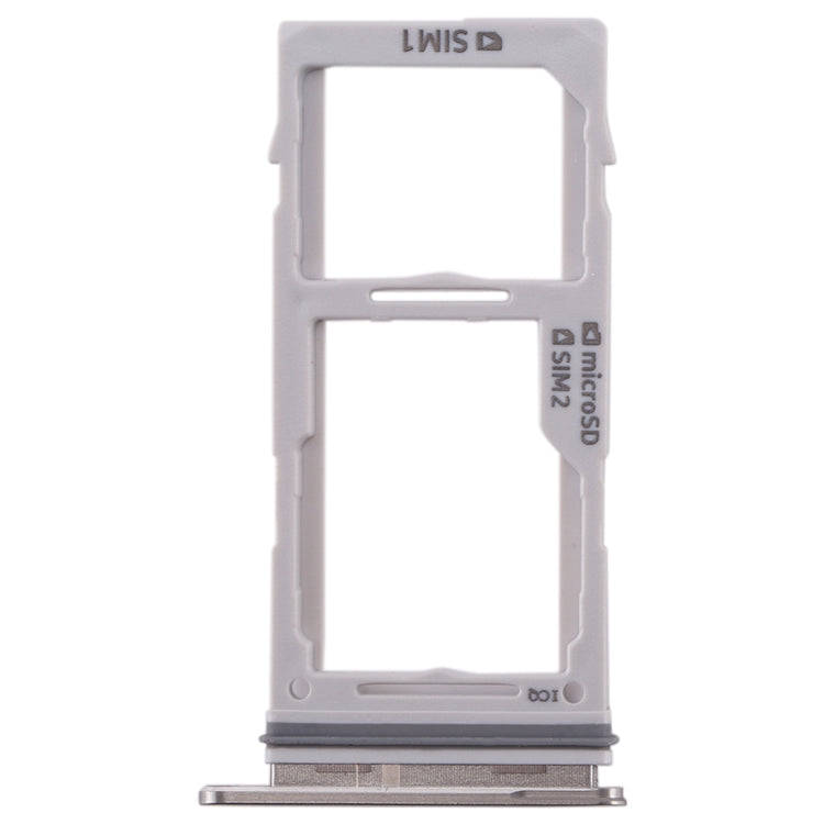 For Galaxy S10+ / S10 / S10e SIM Card Tray + SIM Card Tray / Micro SD Card Tray (White)