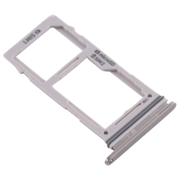 For Galaxy S10+ / S10 / S10e SIM Card Tray + SIM Card Tray / Micro SD Card Tray (White)