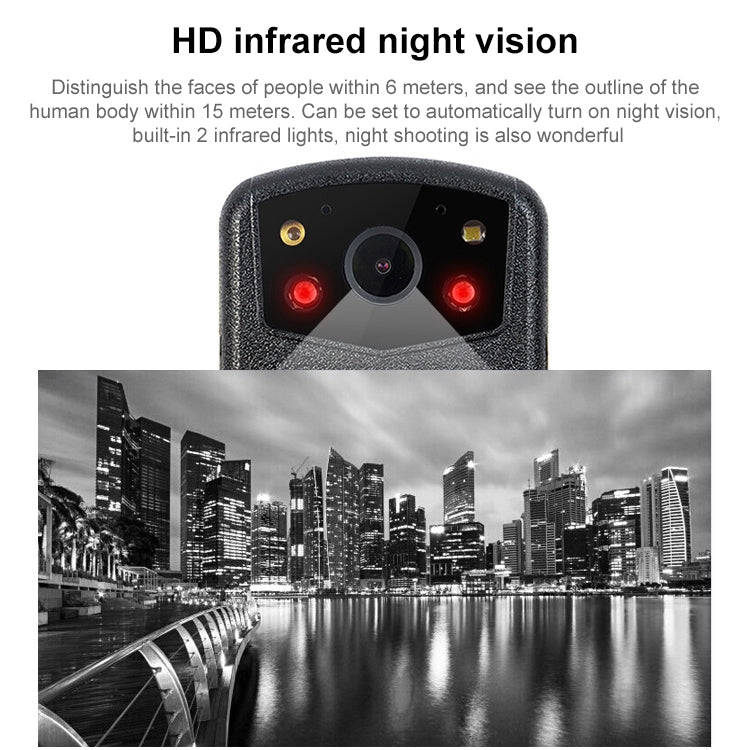 ZF902 HD 2.0 inch Display IP56 Waterproof Mini DVR Law Enforcement Recorder with Night Vision & 3...