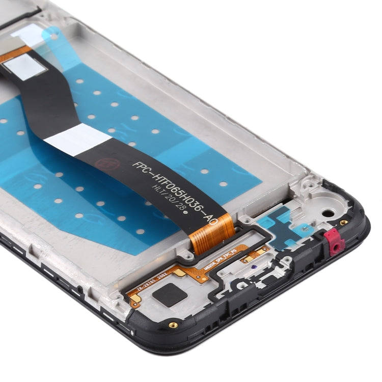 TFT LCD Screen for Motorola Moto G8 Power Lite Digitizer Full Assembly with Frame (Black)