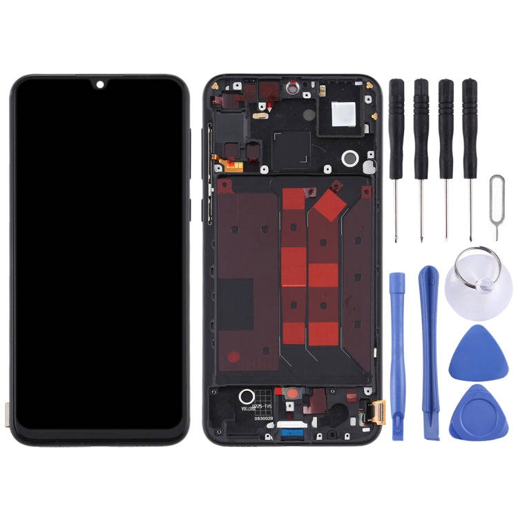 Original OLED LCD Screen for Huawei Nova 5 Pro Digitizer Full Assembly with Frame(Black)