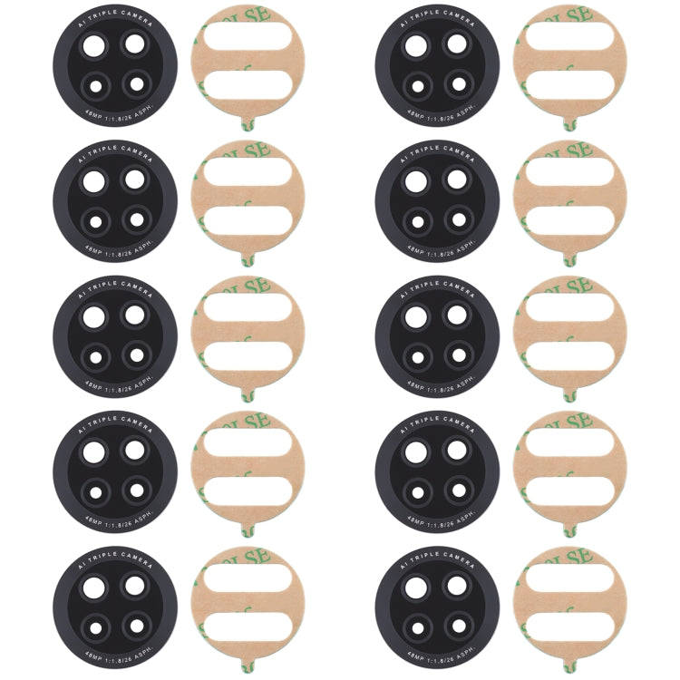For Huawei Y9a / Enjoy 20 Plus 5G 10pcs Back Camera Lens
