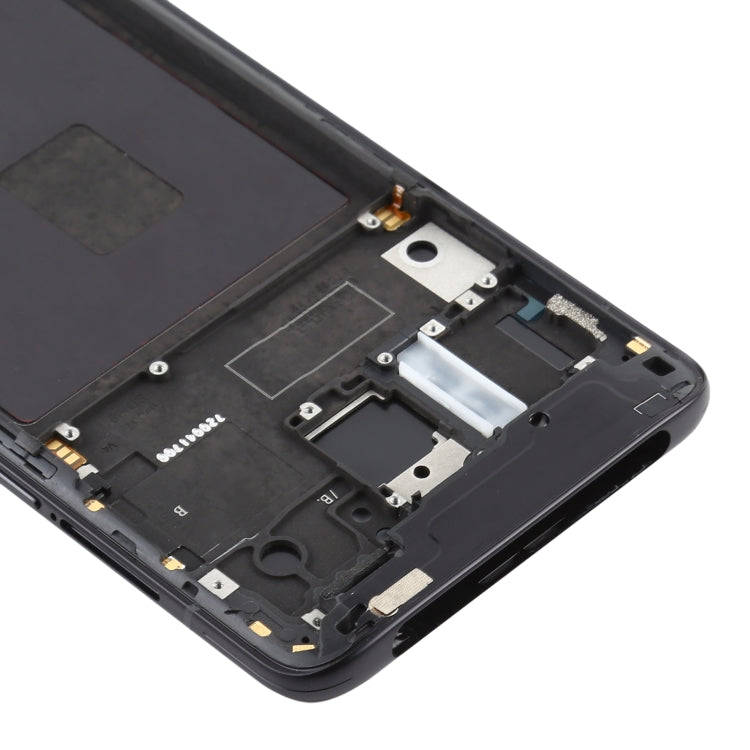 For OPPO Reno 5G/Reno 4G PCAM00 PCAT00 CPH1917 CPH1921 Front Housing LCD Frame Bezel Plate (Black)