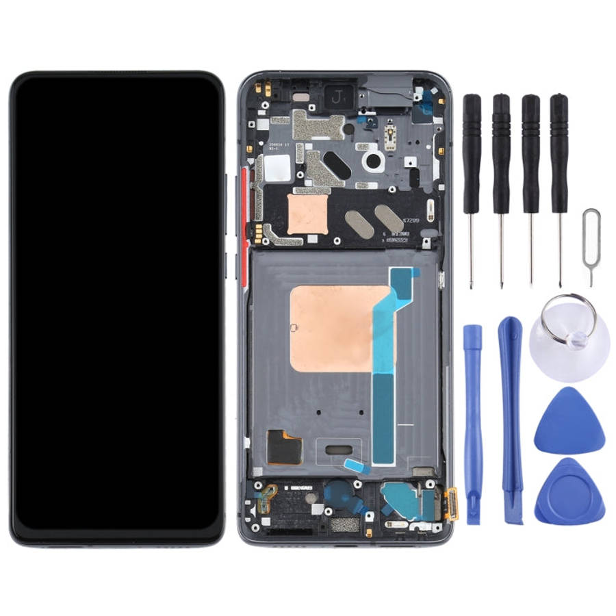TFT LCD Screen for Xiaomi Redmi K30 Ultra / M2006J10C Digitizer Full Assembly with Frame(Black)