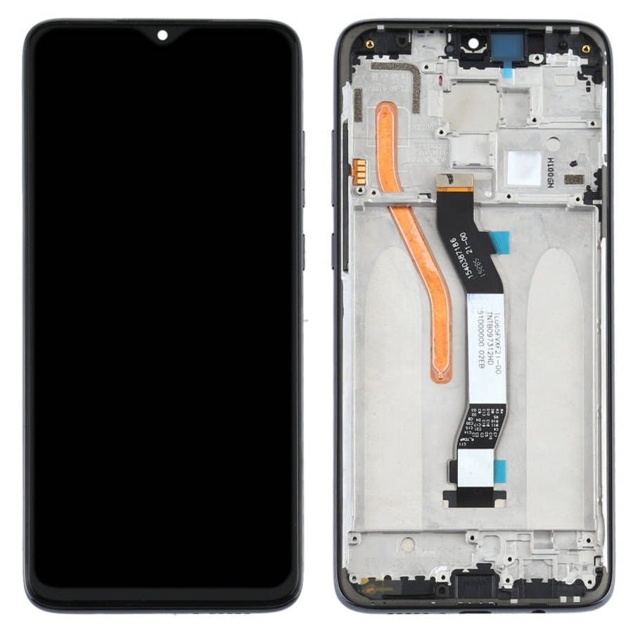 TFT LCD Screen for Xiaomi Redmi Note 8 Pro Single SIM Digitizer Full Assembly with Frame(Black)