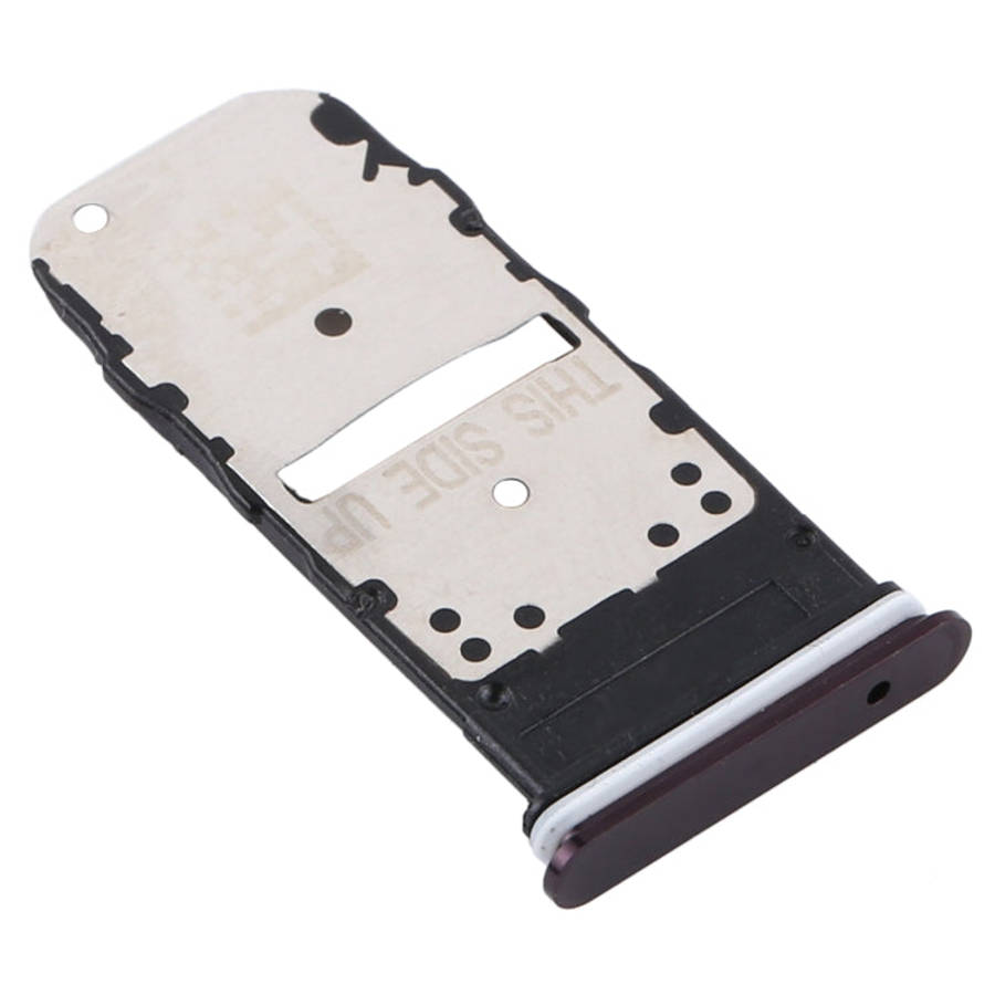 SIM Card Tray + SIM Card Tray / Micro SD Card Tray for Motorola Edge XT2063-3 (Purple)