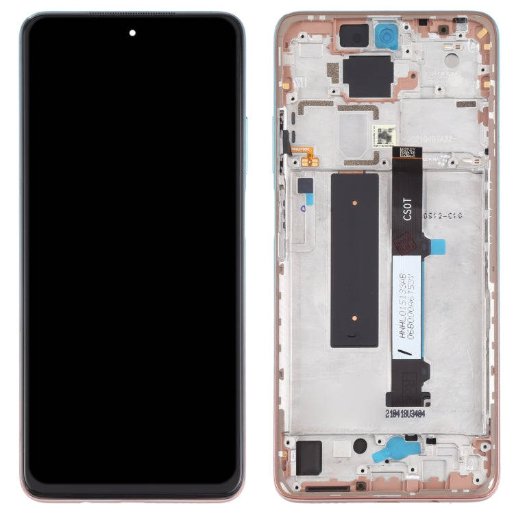 Original LCD Screen and Digitizer Full Assembly with Frame for Xiaomi Redmi Note 9 Pro 5G / Mi 10...