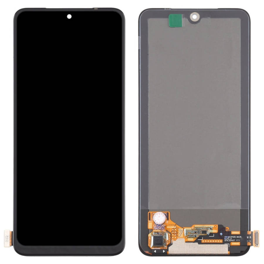 Original AMOLED Material LCD Screen and Digitizer Full Assembly for Xiaomi Redmi Note 10 4G / Red...
