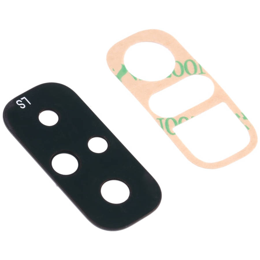 10 PCS Back Camera Lens for Xiaomi Redmi Note 10S M2101K7BG M2101K7BI M2101K7BNY(Black)