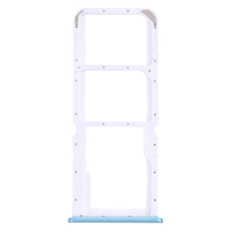For OPPO Realme 7i RMX2103  SIM Card Tray + SIM Card Tray + Micro SD Card Tray (Blue)