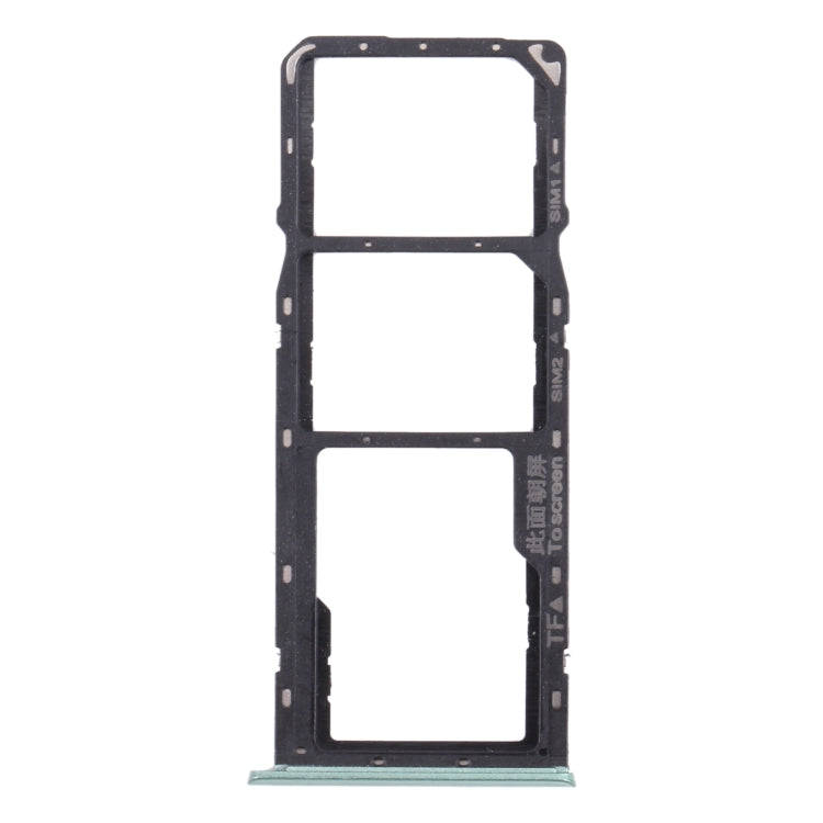 For OPPO Realme 7i (Global)  SIM Card Tray + SIM Card Tray + Micro SD Card Tray (Green)